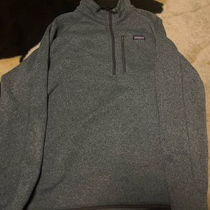 PATAGONIA PIGEON BLUE 1/4 ZIP